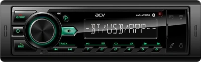 Автомагнитола ACV AVS-401UBG 1DIN 4x50Вт v5.0 USB 2.0 AUX 1.3" 2 RDS (43342)