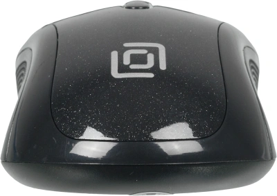 Мышь Оклик 385M черный оптическая 1600dpi USB для ноутбука 3but (1066858)