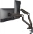 Кронштейн для мониторов Ultramounts UM733BR черный/коричневый 17"-32" макс.8кг крепление к столешнице поворот и наклон