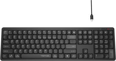 Клавиатура A4Tech FBX55C черный USB беспроводная BT/Radio slim Multimedia