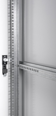 Шкаф коммутационный ЦМО (ШТК-Э-24.6.6-13АА) напольный 24U 600x600мм пер.дв.стекл металл 2 бок.пан. направл.под закл.гайки 540кг серый 515мм 51кг 180град. 1187мм IP20 сталь