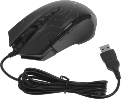 Мышь A4Tech X89 Maze черный оптическая 2400dpi USB 8but (X89 (MAZE))