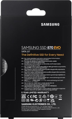 Накопитель SSD Samsung SATA-III 1TB MZ-77E1T0B/AM 870 EVO 2.5"