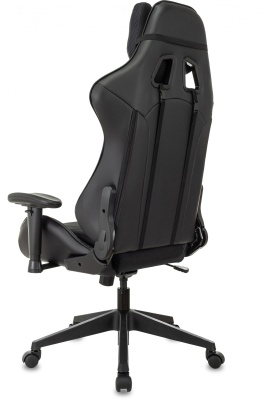 Кресло игровое Zombie Viking 4 Aero черный ткань/эко.кожа с подголов. крестов. пластик