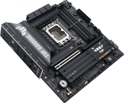 Материнская плата Asus TUF GAMING B860M-PLUS WIFI Soc-1851 Intel B860 4xDDR5 mATX AC`97 8ch(7.1) 2.5Gg RAID+HDMI+DP