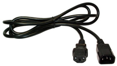 Шнур питания Lanmaster LAN-PP13/14-2.0-BK черный