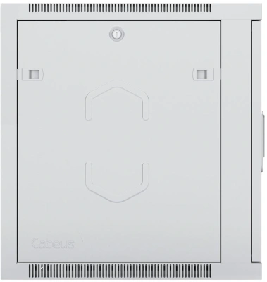 Шкаф коммутационный Cabeus (SH-05F-9U60/35) настенный 9U 600x350мм пер.дв.стекл 60кг серый 290мм 17кг 501мм IP20 сталь