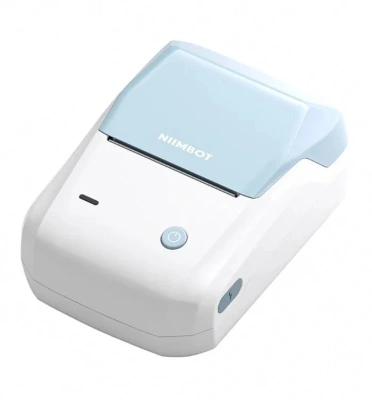 Термопринтер Niimbot B1 (1746797) 203dpi 50мм/с/USB/BT для печ.этик. голубой
