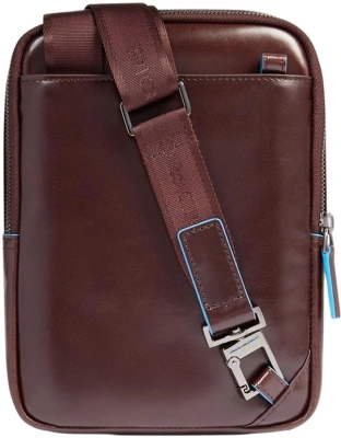 Сумка кросс-боди мужская Piquadro Blue Square CA6811B2/MO коричневая натур.кожа