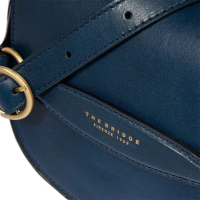 Сумка женская The Bridge Bettina 04371201/YH темно-синяя натур.кожа