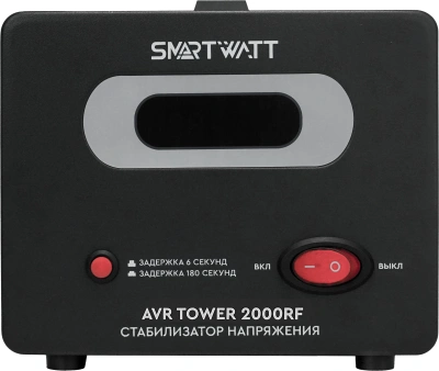 Стабилизатор напряжения Smartwatt AVR Tower 2000RF 2000ВА черный