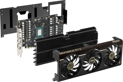 Видеокарта Asus PCI-E 5.0 PROART-RTX5080-O16G NVIDIA GeForce RTX 5080 16Gb 256bit GDDR7 2700/30000 HDMIx1 DPx3 HDCP Ret