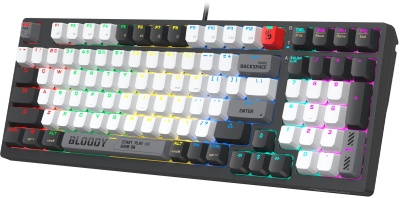 Клавиатура A4Tech WS98 механическая черный/серый USB беспроводная BT/Radio for gamer LED