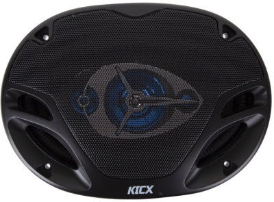 Колонки автомобильные Kicx GX-693 200Вт 92дБ 4Ом 15x23см (6x9дюйм) (ком.:2кол.) коаксиальные трехполосные