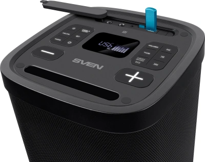 Колонка порт. Sven АС PS-950 черный 160W Mono BT/3.5Jack 8800mAh (SV-022396)