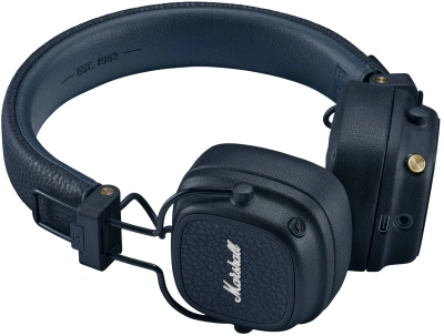 Гарнитура накладные Marshall Major V синий беспроводные bluetooth оголовье (MAJOR V MIDNIGHT BLUE)