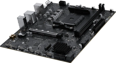 Материнская плата MSI PRO B550M-B Soc-AM4 AMD B550 2xDDR4 mATX AC`97 8ch(7.1) GbLAN RAID+HDMI+DP