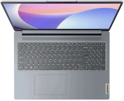Ноутбук Lenovo IdeaPad Slim 3 15IRU8 Core i3 1315U 8Gb SSD256Gb Intel UHD Graphics 15.6" TN FHD (1920x1080) без ОС grey WiFi BT Cam (82X700BVPS)