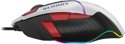 Мышь A4Tech Bloody W95 Max Sports синий/белый оптическая 12000dpi USB 10but (W95 MAX SPORTS NAVY)