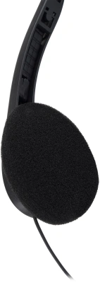 Наушники с микрофоном Оклик HS-M143VB черный 1.8м накладные оголовье (614036)