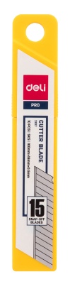 Лезвия для канцелярского ножа Deli E2017 шир.лез.18мм сталь (упак.:10шт) пласт.кор.