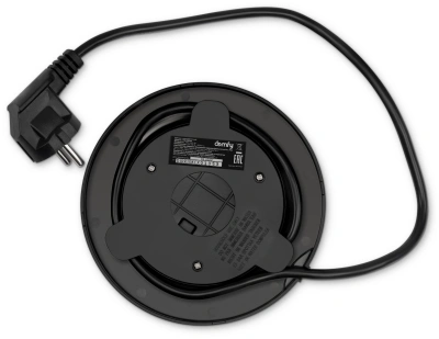 Чайник электрический Domfy DSB-EK304 1.7л. 2200Вт черный корпус: стекло/пластик