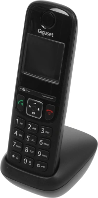 Трубка доп. Dect Gigaset AS690HX черный для AS690