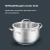 Кастрюля Rondell Calypso RDS-1672 5.8л. d=22см (с крышкой) стальной Кастрюля Rondell Calypso RDS-1672 5.8л. d=22см (с крышкой) стальной