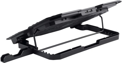 Подставка для ноутбука Digma D-NCP150-2 15.6"360x260x27мм 38дБ 2xUSB 2x 120ммFAN 650г металл/пластик черный