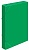 Папка-короб на резинке Бюрократ -BA40/07GRN пластик 0.7мм корешок 40мм A4 зеленый