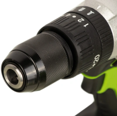 Дрель-шуруповерт Greenworks GD24DD60 аккум. патрон:быстрозажимной (3704107)
