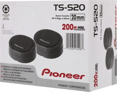 Колонки автомобильные Pioneer TS-S20 200Вт 92дБ 8Ом 2см (ком.:2кол.) твитер