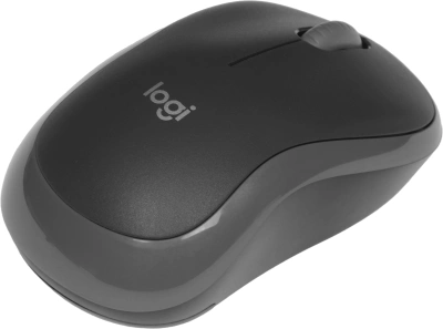 Мышь Logitech M186 черный/серый оптическая 1000dpi беспров. USB для ноутбука 2but (910-004131)