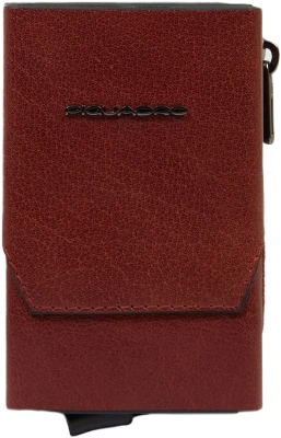 Чехол для кредитных карт Piquadro Solm PP5585S141R/CU табачный натур.кожа/алюм.