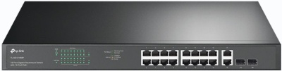 Коммутатор TP-Link TL-SG1218MP (L2) 18x1Гбит/с 2xКомбо(1000BASE-T/SFP) 16PoE+ 250W неуправляемый