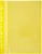 Папка-скоросшиватель Бюрократ -PS10YEL A4 10 вкладышей боков.перф. пластик желтый 0.12/0.16