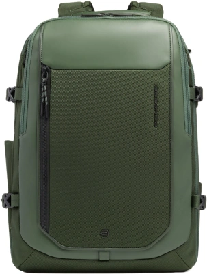 Рюкзак мужской Piquadro Lyss CA6929S143BM/VE зеленый тимьяновый полиэстер/натур.кожа