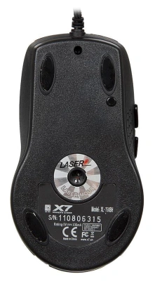 Мышь A4Tech XL-750BH рисунок лазерная 3600dpi USB 6but