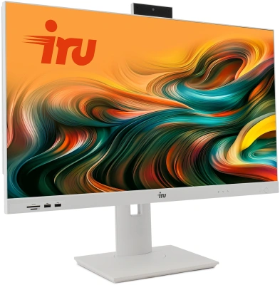 Моноблок IRU Strato 27IW 27" QHD i5 1235U (1.3) 16Gb SSD512Gb UHDG CR без ОС GbitEth WiFi BT 65W Cam белый 2560x1440 (RUS)