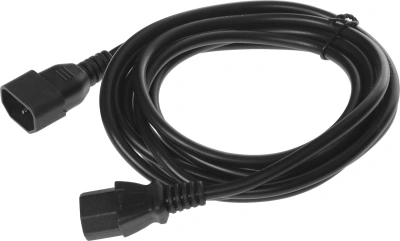 Кабель-удлинитель KingPrice KP-PC-C13-C14-3m IEC C13 IEC C14 3м черный