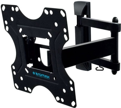 Кронштейн для телевизора Kromax OPTIMA-214 черный 20"-43" макс.30кг настенный поворотно-выдвижной и наклонный