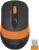 Мышь A4Tech Fstyler FG10S черный/оранжевый оптическая 2000dpi silent беспров. USB для ноутбука 4but (FG10S ORANGE)
