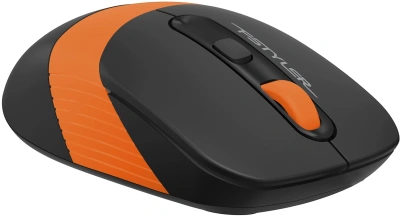 Мышь A4Tech Fstyler FG10S черный/оранжевый оптическая 2000dpi silent беспров. USB для ноутбука 4but (FG10S ORANGE)