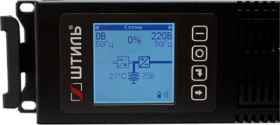 Источник бесперебойного питания Штиль STR1103TLD 2700Вт 3000ВА черный без батареи