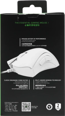 Мышь Razer DeathAdder Essential белый оптическая 6400dpi USB 5but (RZ01-03850200-R3C1)