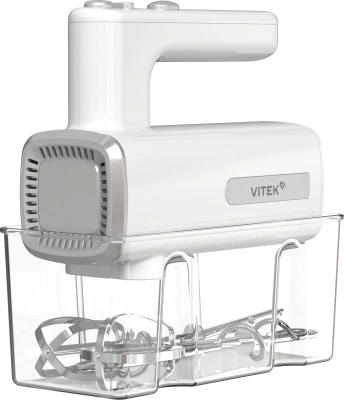 Миксер ручной Vitek VT-HM5005 800Вт белый/серебристый