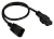 Шнур питания Lanmaster LAN-PP13L/14-1.0-BK C13-С14 проводник.:3x0.75мм2 1м 220В черный