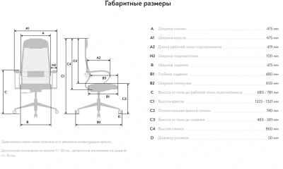Кресло Метта ErgoLife Set 11 черный сиденье черный сетка с подголов. крестов. пластик хром
