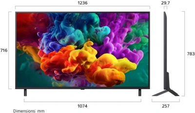 Телевизор LED LG 55" 55QNED85B6C.ARUG черный титан 4K Ultra HD 120Hz DVB-T2 DVB-C DVB-S2 USB WiFi Smart TV