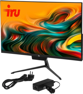 Моноблок IRU P233 23.8" Full HD i5 1235U (1.3) 16Gb SSD512Gb UHDG Windows 11 Pro 64 GbitEth WiFi BT 65W Cam черный 1920x1080
